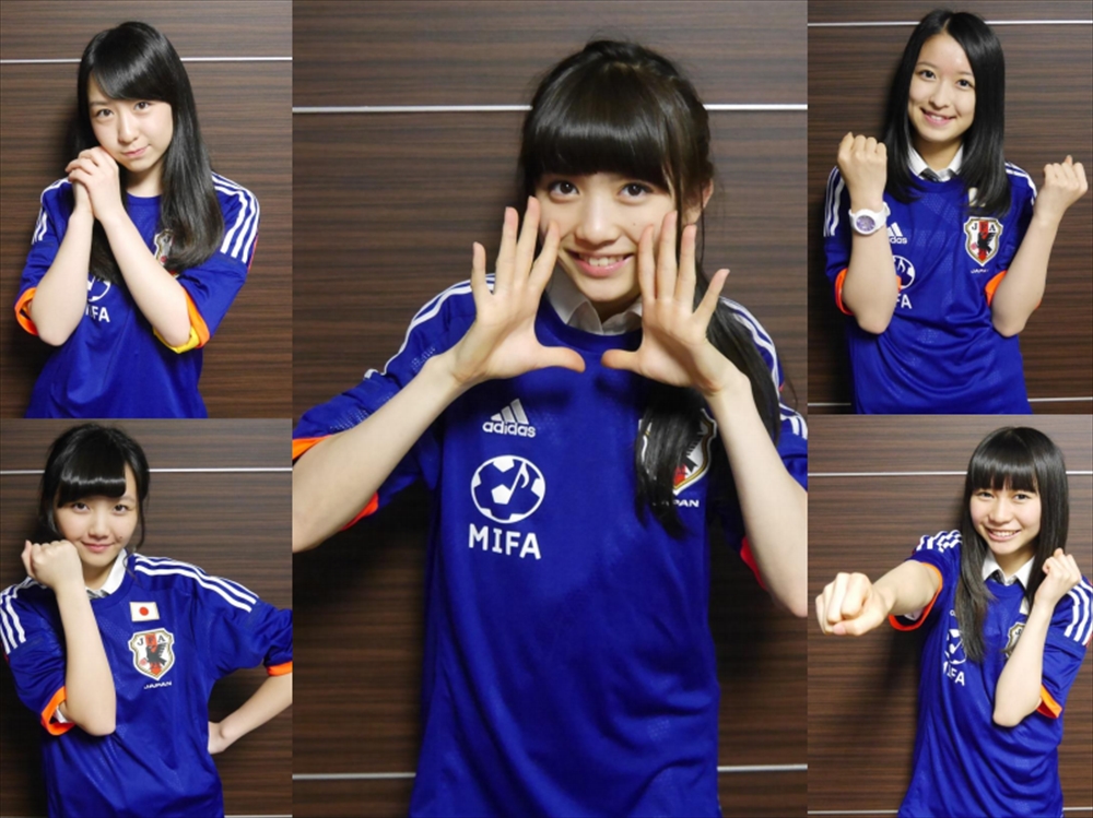 東京女子流 丸高愛実もサッカー日本代表に向けてエール Girlsnews