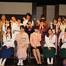 舞台「空色ドロップ」記者会見に登場した出演者たち