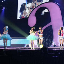 a-nationで一緒にパフォーマンスをするSKE48とHKT48