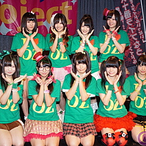 スープ☆ガールズ 左上から結城める・佐倉梨杏・神谷えりな・佐藤七彩、左下から新矢皐月・月宮かれん・川村虹花・澤田リサ・桜雪