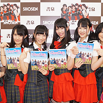 QunQun(キュンキュン) 左から井手口真子・姫川れいあ・江嶋綾恵梨・大野香澄・未来もも・河村ちさと