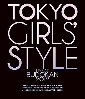 TOKYO GIRLS’STYLE『LIVE AT BUDOKAN 2012』Blu-ray Discジャケ写