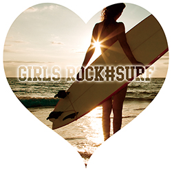 ガールズ･ロック･コンピ･シリーズ第一弾「GIRLS ROCK#SURF」ジャケ写