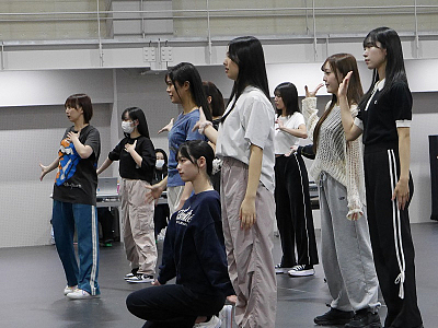 『スクールアイドルミュージカル』2025年公演稽古場にて