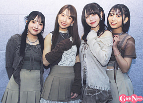 SKE48 (左から)相川暖花、熊崎晴香、佐藤佳穂、中坂美祐