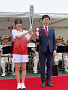 「愛知・名古屋2026 アジア競技大会」聖火ランナーの模様