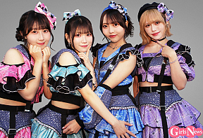 SKE48 （左から）井上瑠夏、河村優愛、森本くるみ、佐藤佳穂