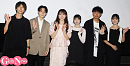 （左から）船ヶ山哲、神仙龍之介、山内瑞葵、宮崎あみさ、勝又郁斗監督、火ノ口紗彩